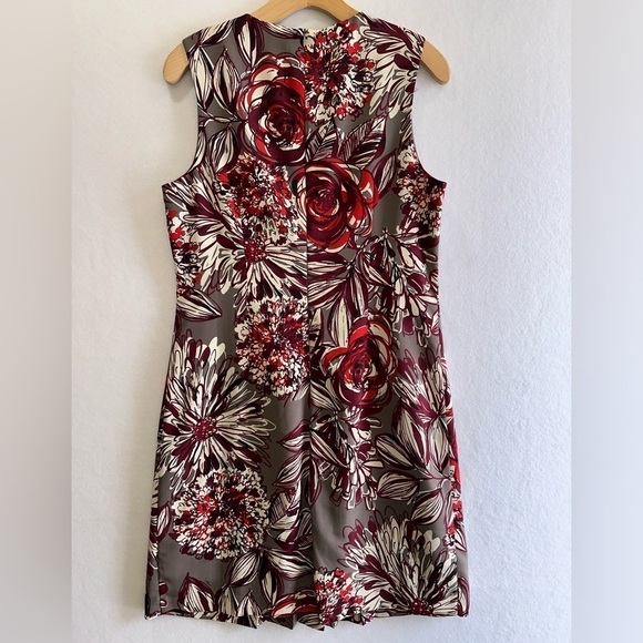 Revolve Trina Turk Spellbound Floral Haze Sleeveless Dress in Taupe 8 - Picture 3 of 8